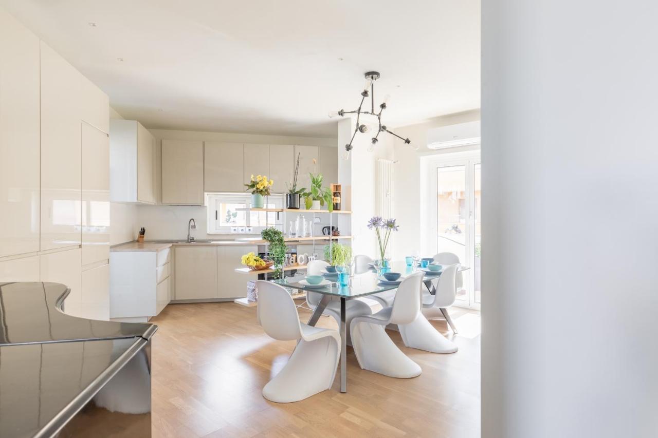 Ferienwohnung Iflat Garbatella Grand Penthouse Rom Exterior foto