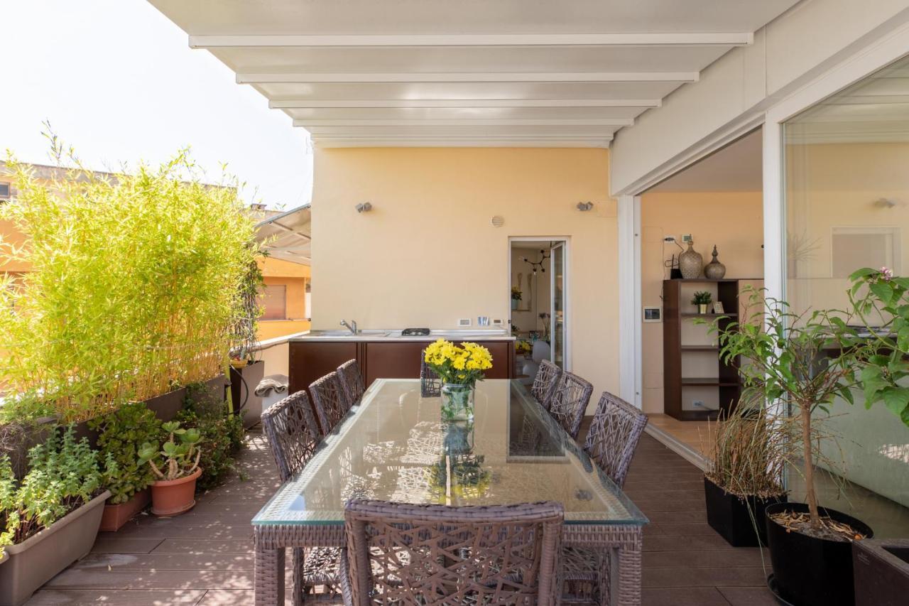 Ferienwohnung Iflat Garbatella Grand Penthouse Rom Exterior foto