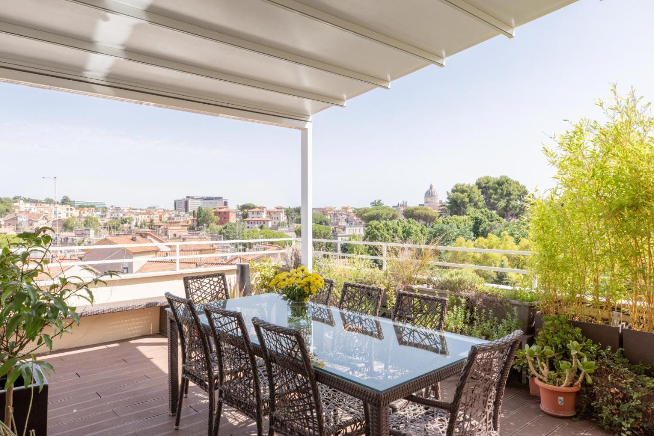 Ferienwohnung Iflat Garbatella Grand Penthouse Rom Exterior foto