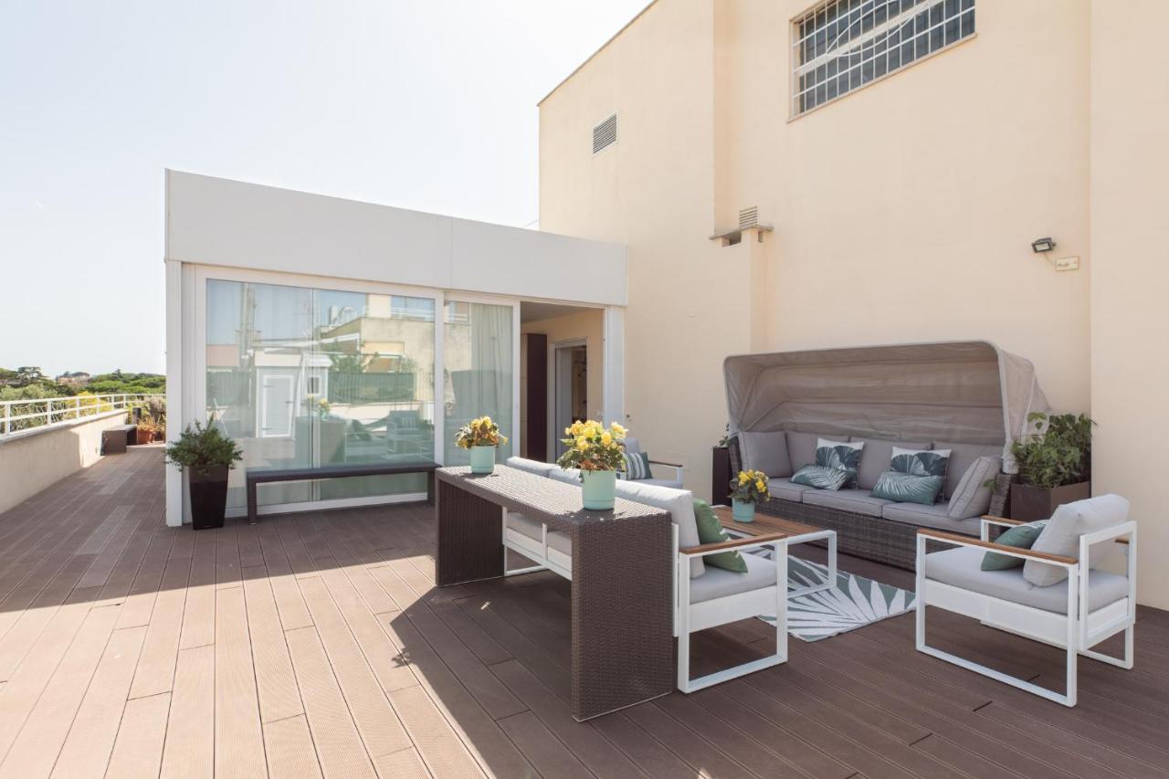 Ferienwohnung Iflat Garbatella Grand Penthouse Rom Exterior foto