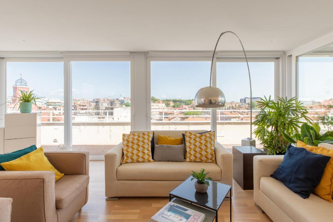 Ferienwohnung Iflat Garbatella Grand Penthouse Rom Exterior foto